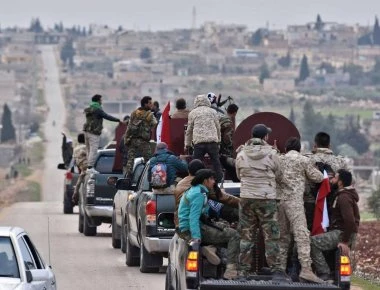 Οι Τούρκοι ισχυρίζονται ότι το YPG εμποδίζει τους άμαχους να φύγουν από την Αφρίν